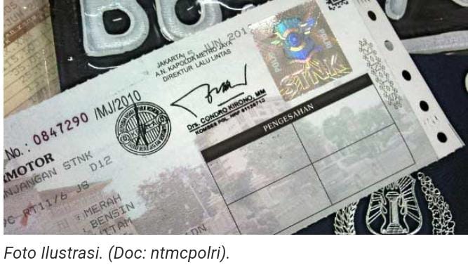 Tidak Lulus Uji Emisi, STNK Tidak Bisa Diperpanjang