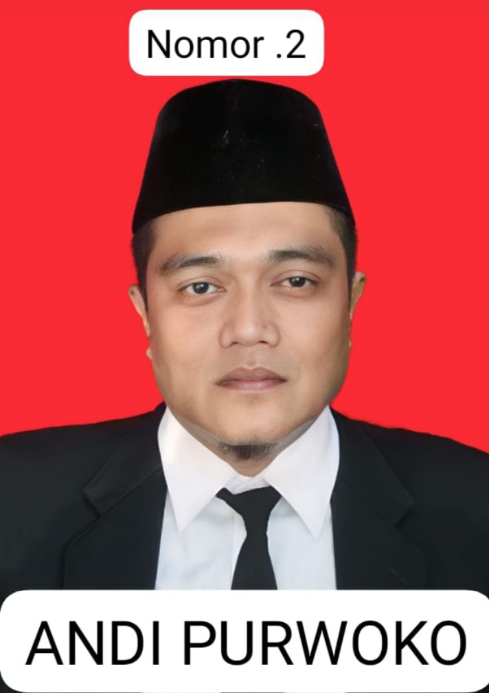 Andy Purwoko (sang satria piningit), kembali maju dalam bursa Pilkades Cindaga 2023