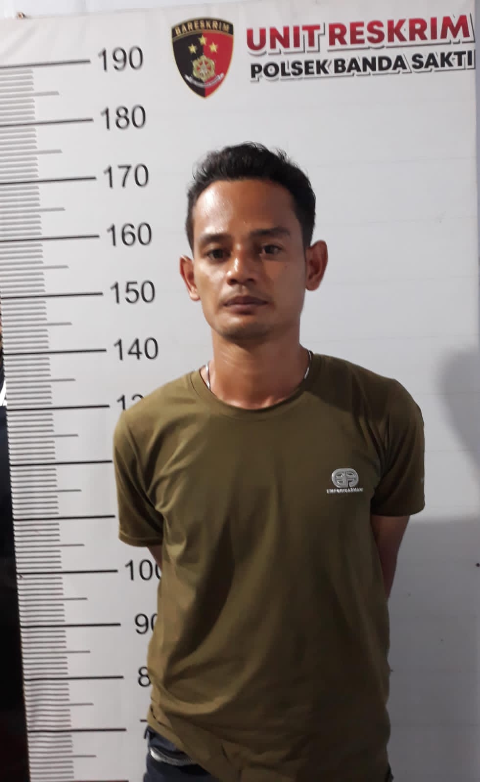 Personel Polsek Banda Sakti Amankan Pria Miliki Paket Sabu – sabu