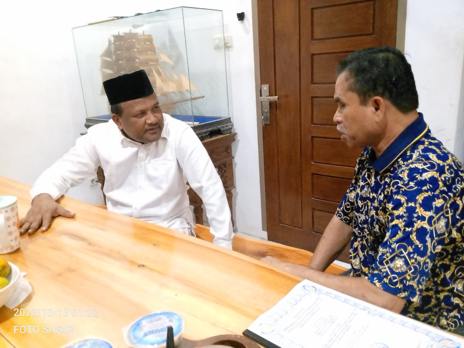 H Muklis Takabeya Lebih Bijak Daripada isu Yang Berkembang,Ketua Disabilitas PPDI Bireun Senang Bertemu Dirinya