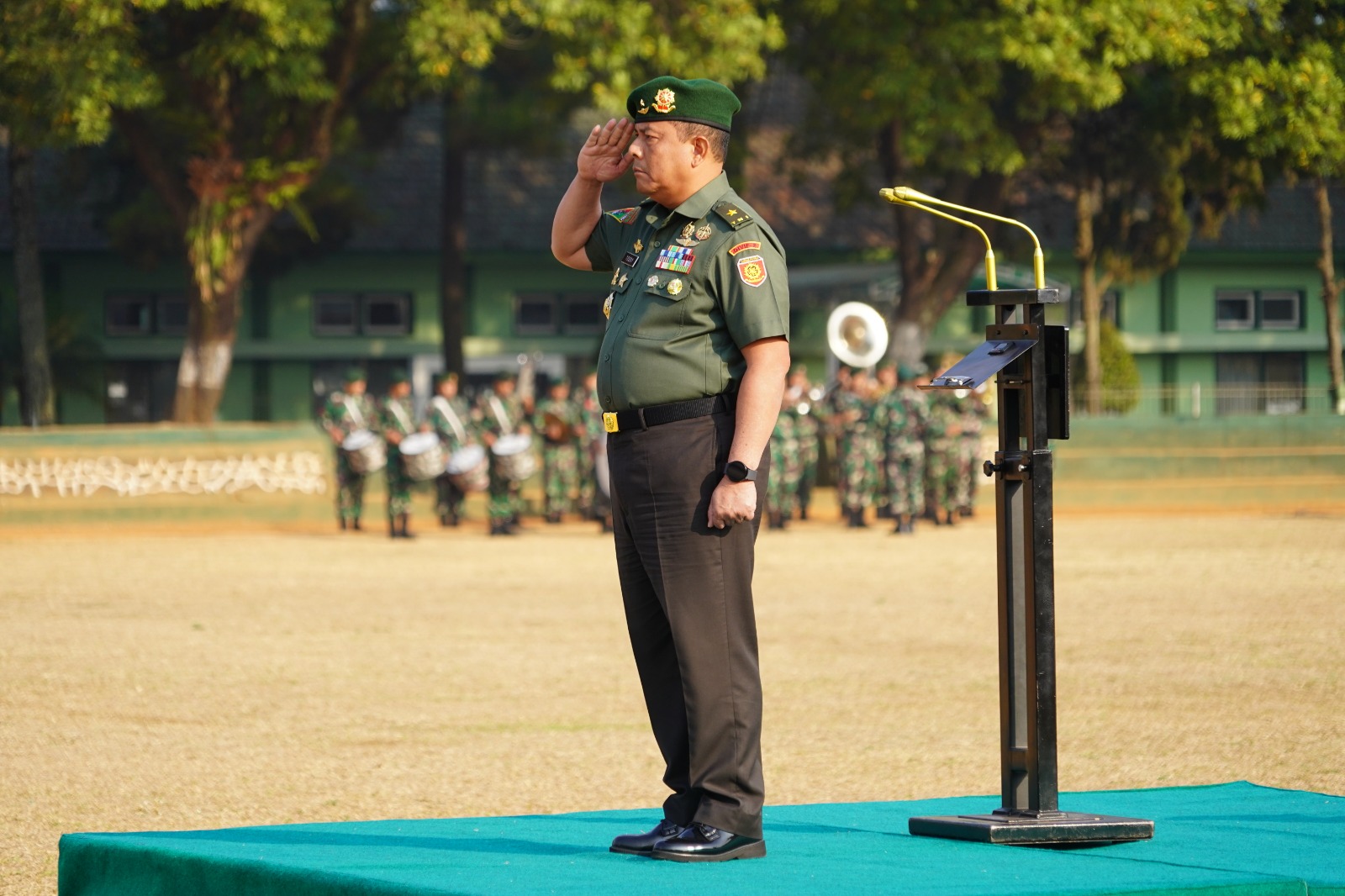 Irdivif 2 Kostrad Pimpin Upacara Kenaikan Bendera 17 Oktober 2023 Di Madivif 2 Kostrad