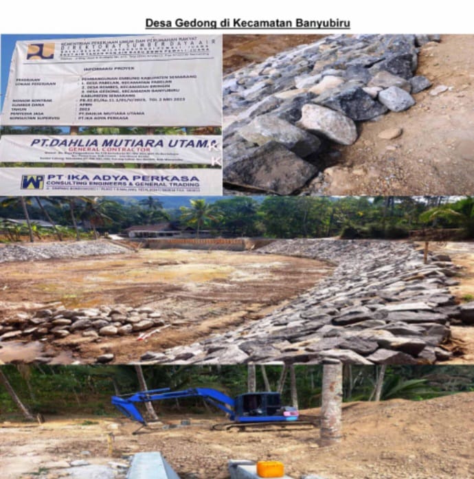 Diduga PT. Dahlia Mutiara Utama Acuhkan K-3 Dalam Pelaksanaan Proyek Embung di Kab. Semarang