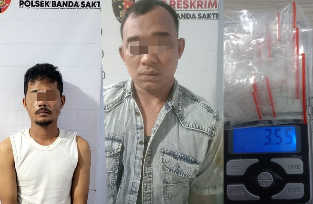 Polisi Ciduk Dua Tersangka Narkotika di Lhokseumawe