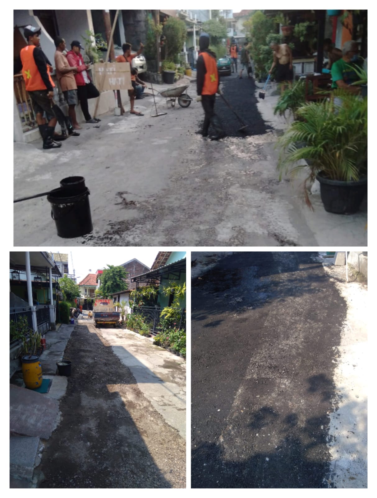 Wow..!!!Diduga Ada Proyek Siluman di Jalan Jamingan Muja Muju Umbulharjo Kota Yogyakarta