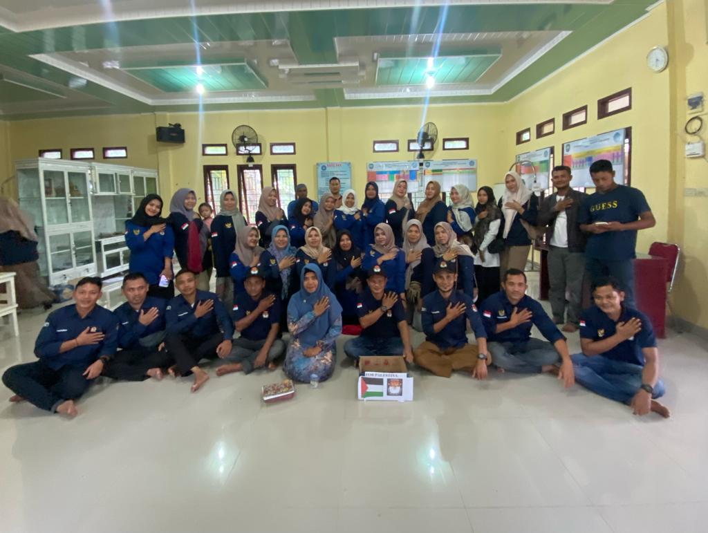 PPK dan PPS di Kecamatan Kuala Batee Galang Donasi untuk Palestina.