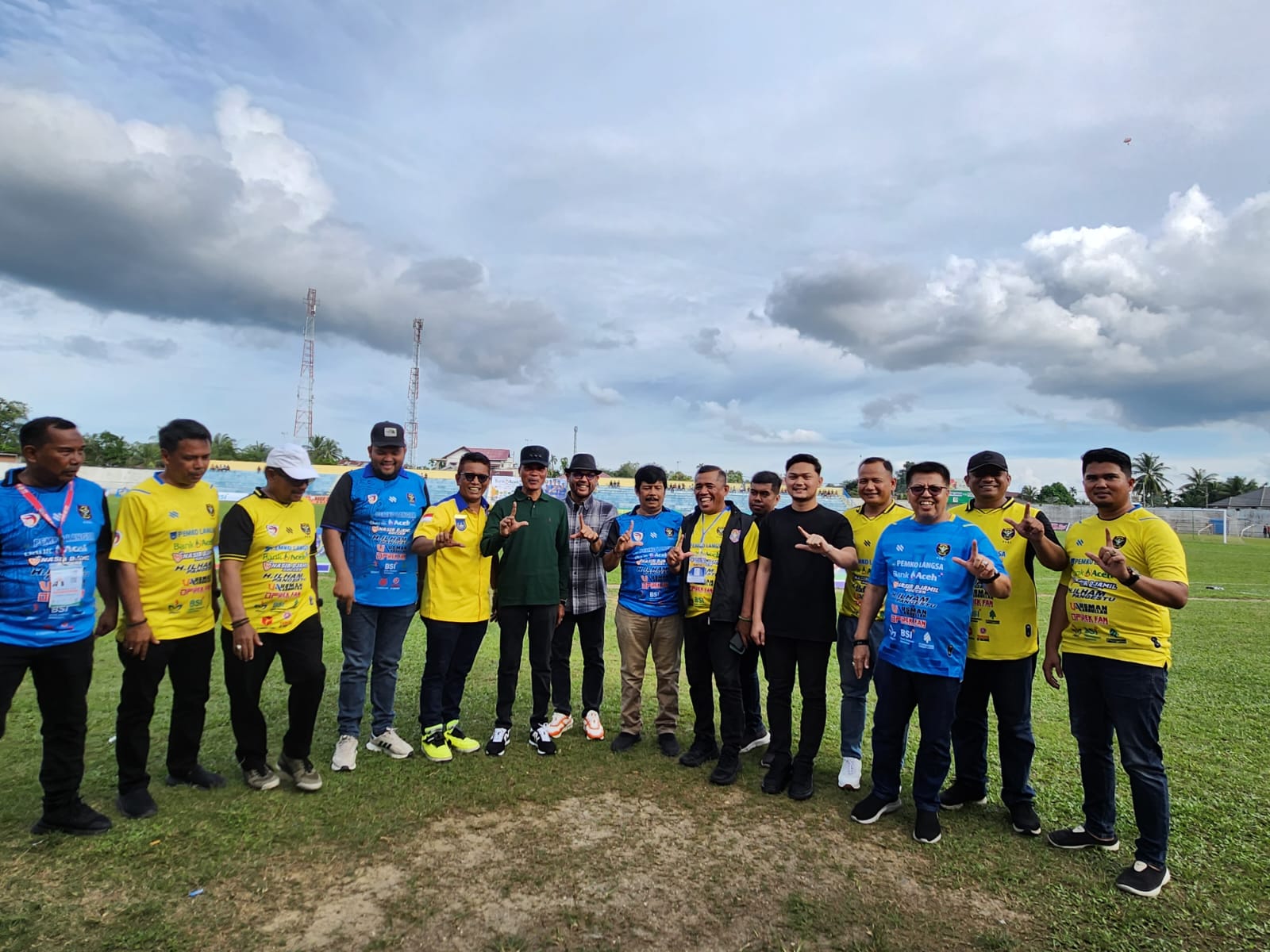 PJ.Walikota Langsa Buka Secara Resmi Liga 3 Aceh PSSI Babak Penyisihan Grup D Tahun 2023 Di Stadion Langsa