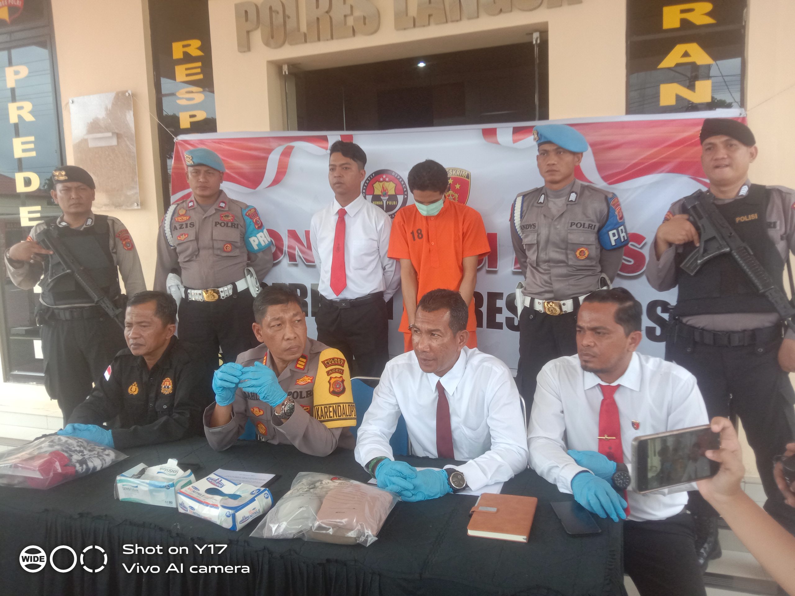 MR Ustat Cabul Yang Ruda Paksa Santri Nya Berhasil Di Tangkap Oleh Pihak Polres Langsa Di Tempat Persembunyian nya
