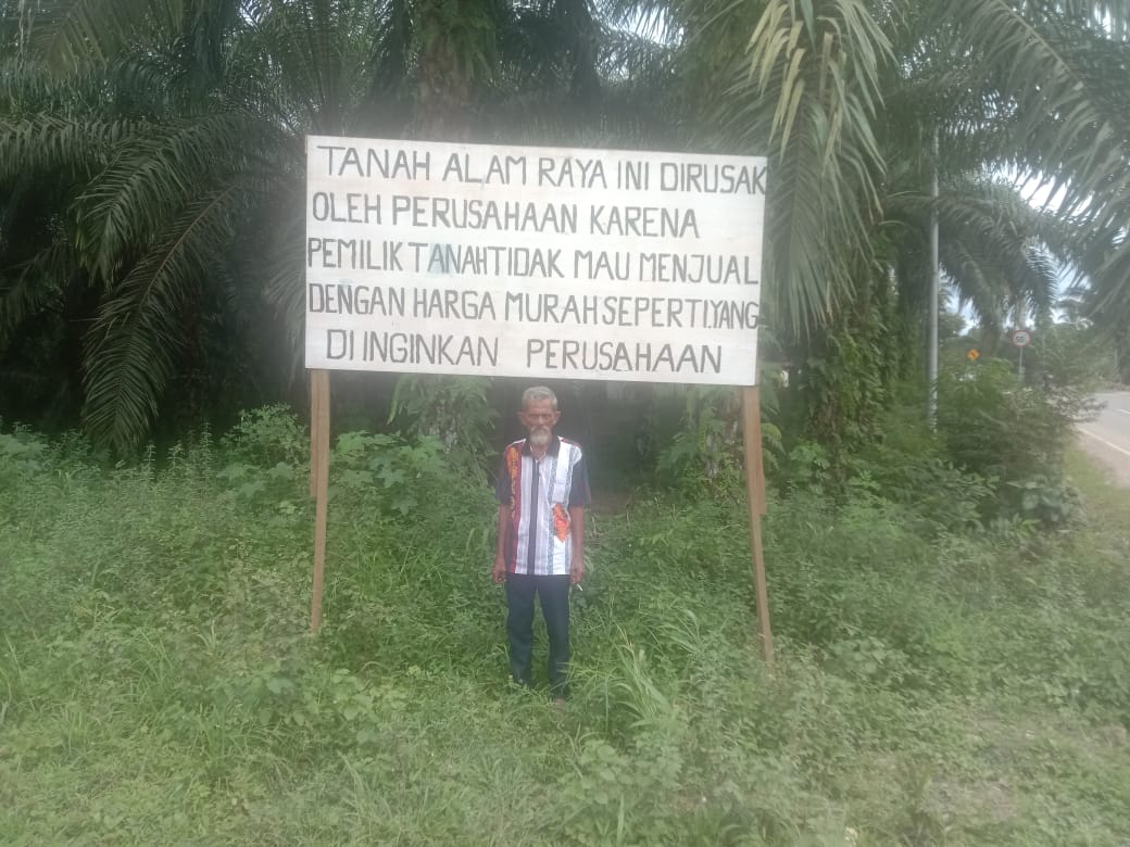 PT. MSB di Desa Namo Buaya Diduga Merusak Tanah Milik Warga
