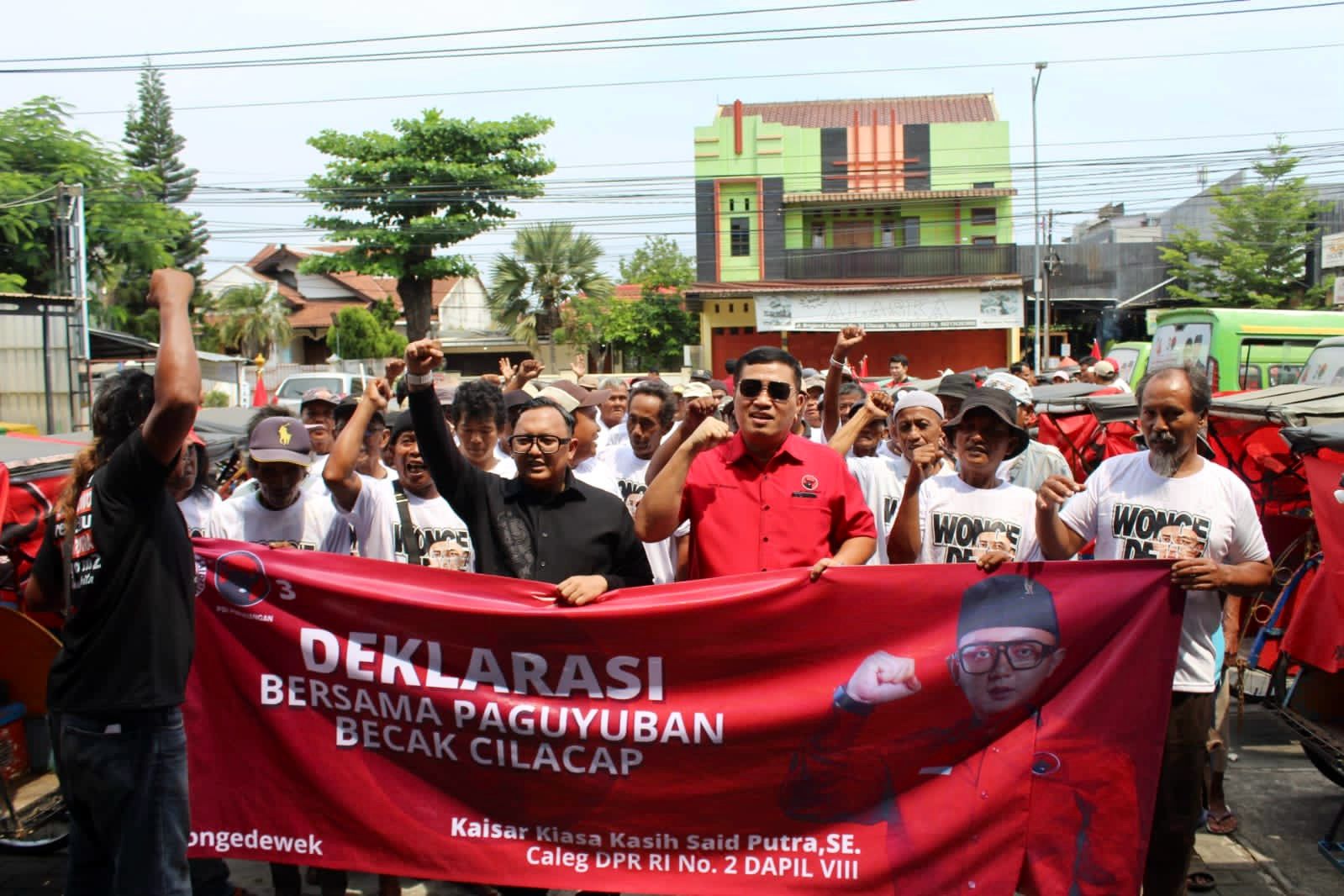 Kaisar Kiasa Kasih Said Putra Terima dukungan meriah dari ratusan tukang becak