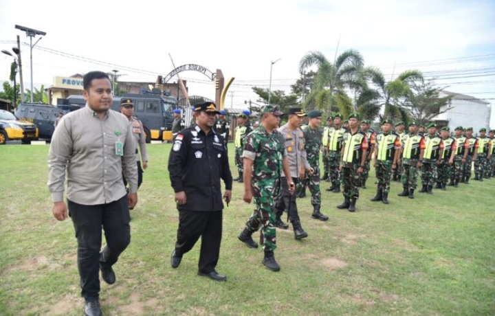Polres Bireuen Gelar Apel Pasukan Antisipasi Gangguan Keamanan menjelang agenda Milad GAM