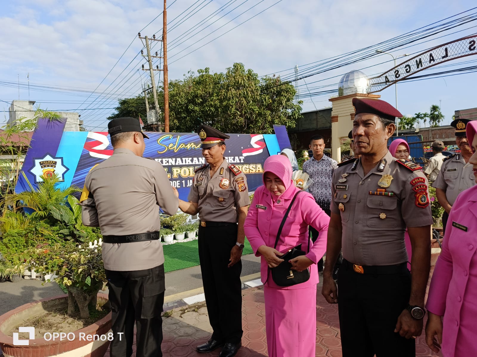 Kasat Reskrim Dan 78 Personel Polres Langsa Naik Pangkat, Kapolres: Reward Kinerja