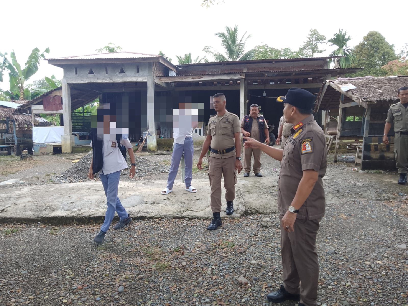 Satpol PP Nagan Raya Menggelar Patroli Untuk pelajar