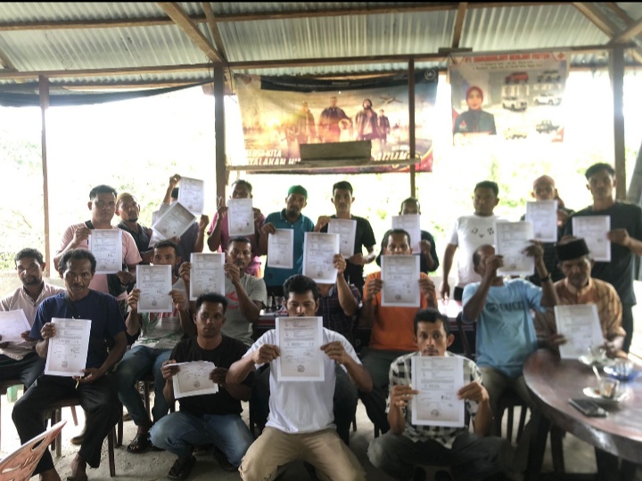 Warga Pante Ara Nagan Raya Bantah Jual Tanah Hutan