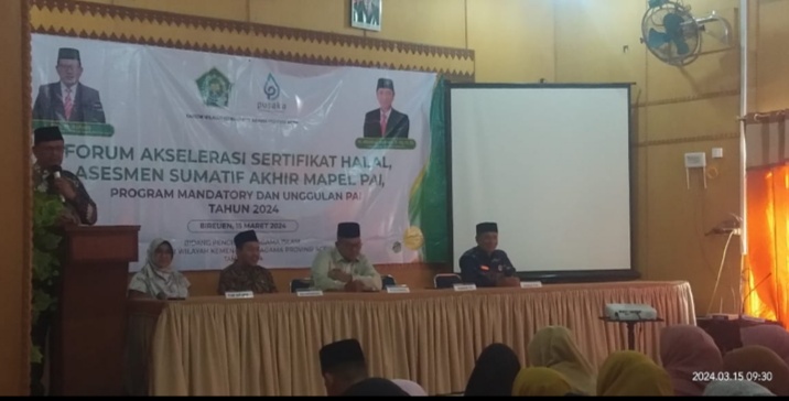 Sosialisasi dan peluncuran sertifikasi produk halal