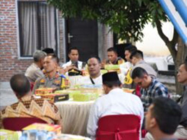 Kapolres Bireuen,gelar Acara Buka Puasa Bersama Wartawan Media Cetak dan online.