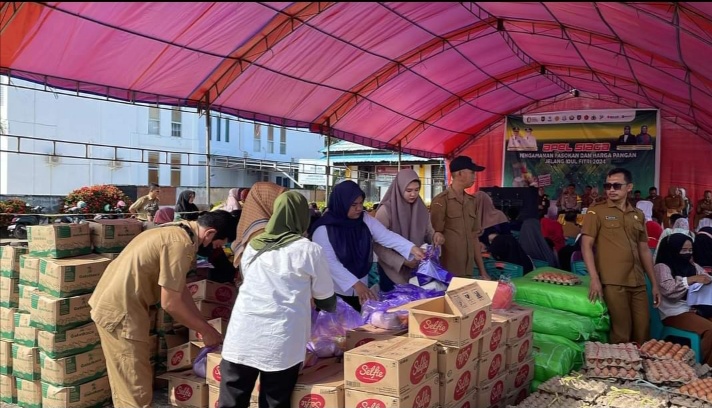 Pemkab Konsel Ikuti Apel Siaga Pengamanan Pasokan dan Harga Pangan Jelang Idul fitri 2024 Secara Virtual