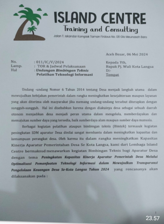 Di Akhir Jabatannya Para Geuchik kota Langsa Berleha-leha Ikuti Bimtek ke Medan