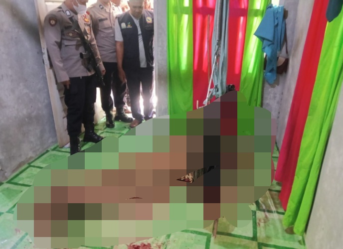 Unit Identifikasi Satreskrim Polres Aceh Timur Olah TKP Peristiwa Pembunuhan di Idi Tunong