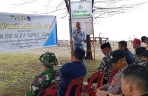 GPL dan Mahasiswa UTU Adakan Kegiatan Bersih Pantai Peunaga Rayeuk Yang Di Sponsor Penuh Oleh PT. Mifa Bersaudara.