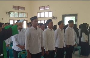 Ketua panitia Panwaslih Kecamatan juli kabupaten Bireuen Lantik 36 anggota PPG tahun 2024
