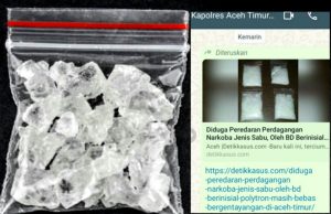 MAPOLRES Aceh Timur Di Minta Usut Kasus BD Narkoba Berinisial Polytron