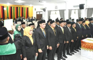 Pengambilan Sumpah jabatan/40 AngDPRK Bireuen masa bakti 2024 -2029