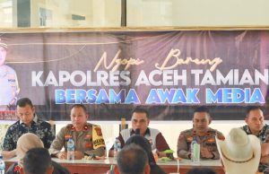 Ngopi Bareng Polres Aceh Tamiang Bersama Insan Pers Dalam Menjalin Sinergitas dan Silahturahmi