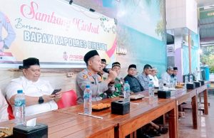Kapolres Bireuen Sambang Curhat di peusangan, Ajak Jaga Situasi Keamanan Jelang Pilkada