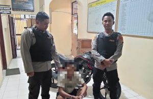 Polsek Kuala Simpang berhasil Menangkap Pelaku Penggelapan Sepeda Motor .