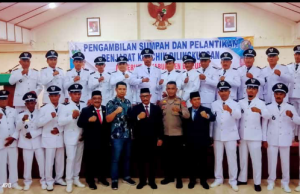 PJ, Bupati Bireuen Jalaluddin,SH.M.M.Lantik 29 Pj Geuchik