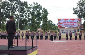 Wakapolres Aceh Tamiang Pimpin Upacara peringatan Hari Pahlawan ke-79 Tahun 2024