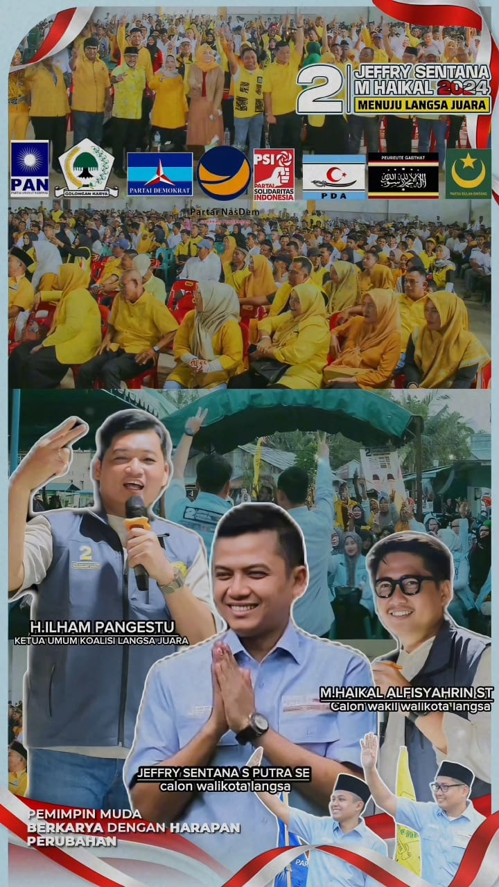 H,Ilham Pangestu Ucapkan Terimakasih pada Masyarakat Kota Langsa Jefry-Haikal Unggul 51%