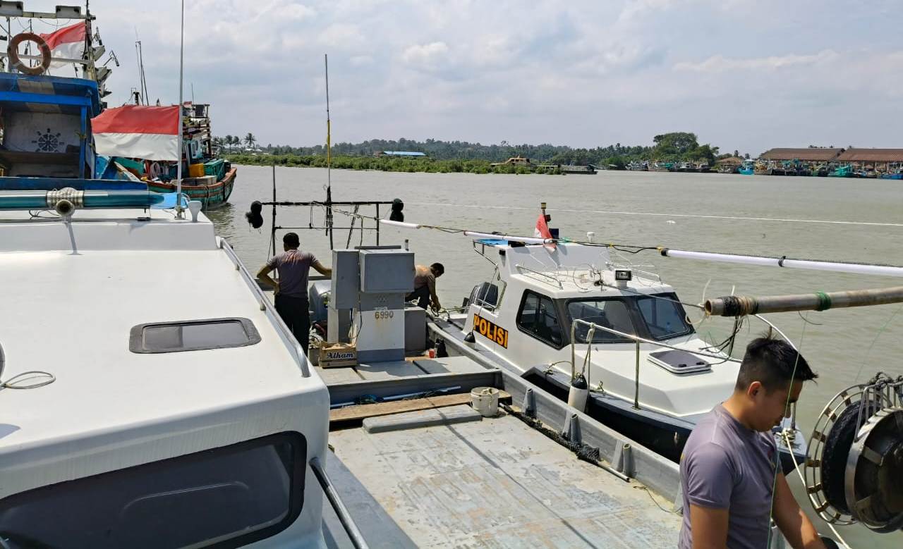 Satpolairud Polres Aceh Timur Amankan Boat Tak Bertuan