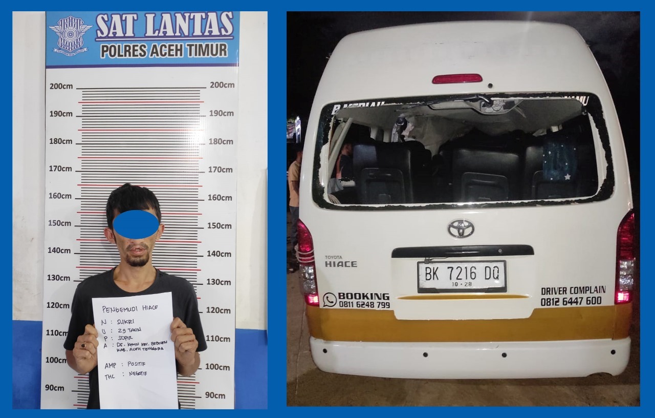 Sopir Hiace Kecelakaan di Peureulak Barat Diduga Gunakan Narkotika, Satu Korban Meninggal Dunia