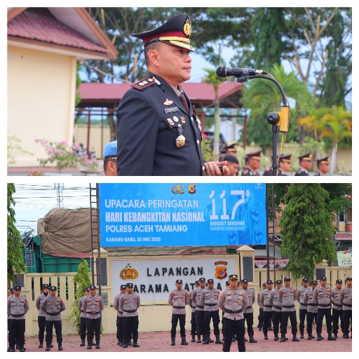 Kapolres Aceh Tamiang Pimpin Upacara Hari Kebangkitan Nasional Ke-117 Tahun 2025