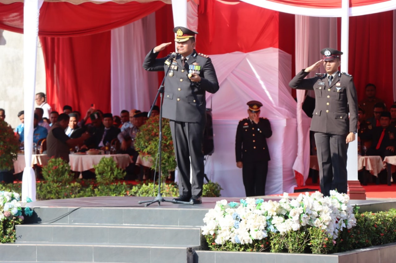 Polres Aceh Timur Gelar Upacara Hari Bhayangkara ke-79, Teguhkan Komitmen Polri untuk Masyarakat