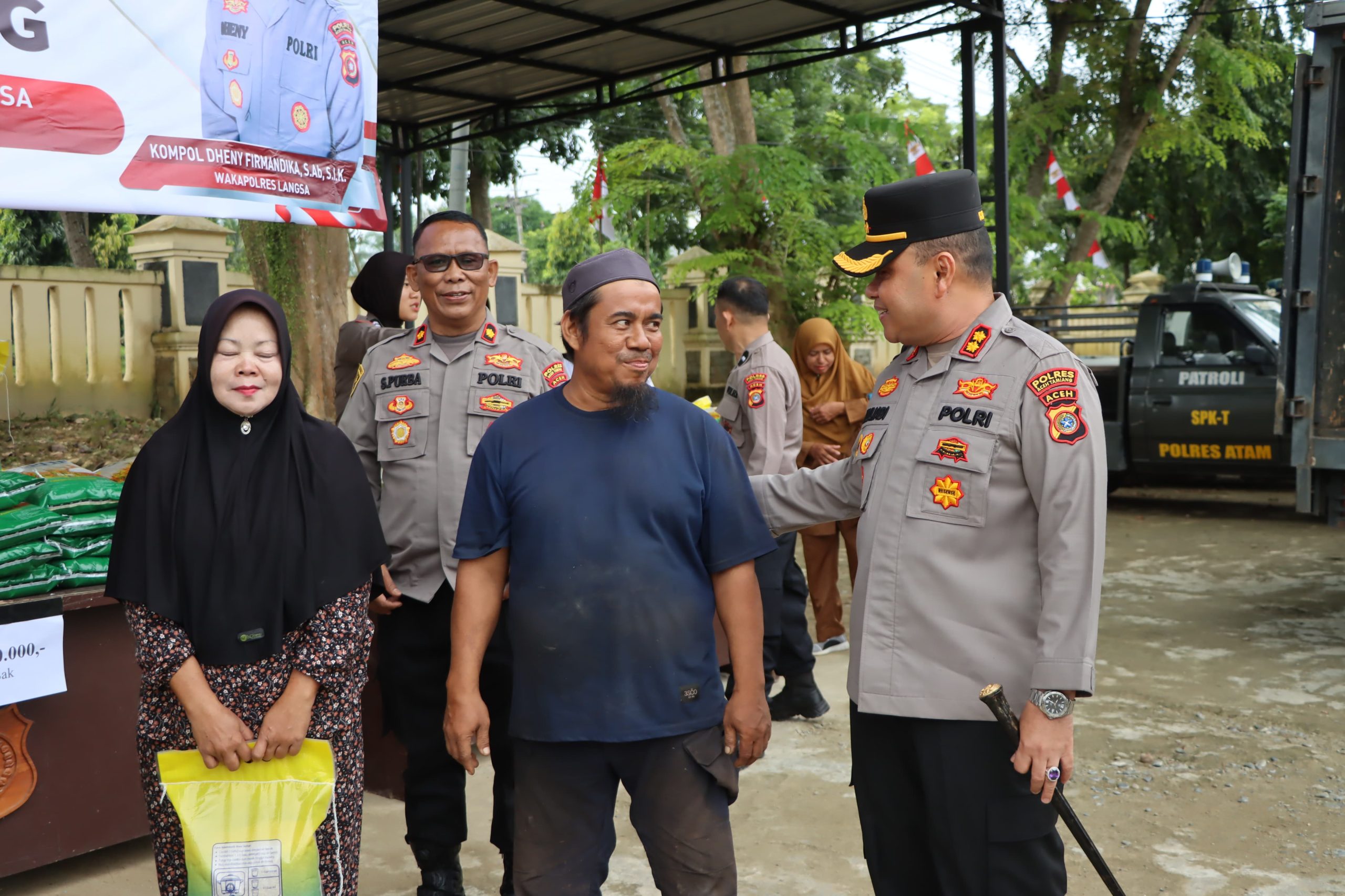 Polres Aceh Tamiang Gelar Gerakan Pangan Murah, Ratusan Warga Padati Polres Aceh Tamiang