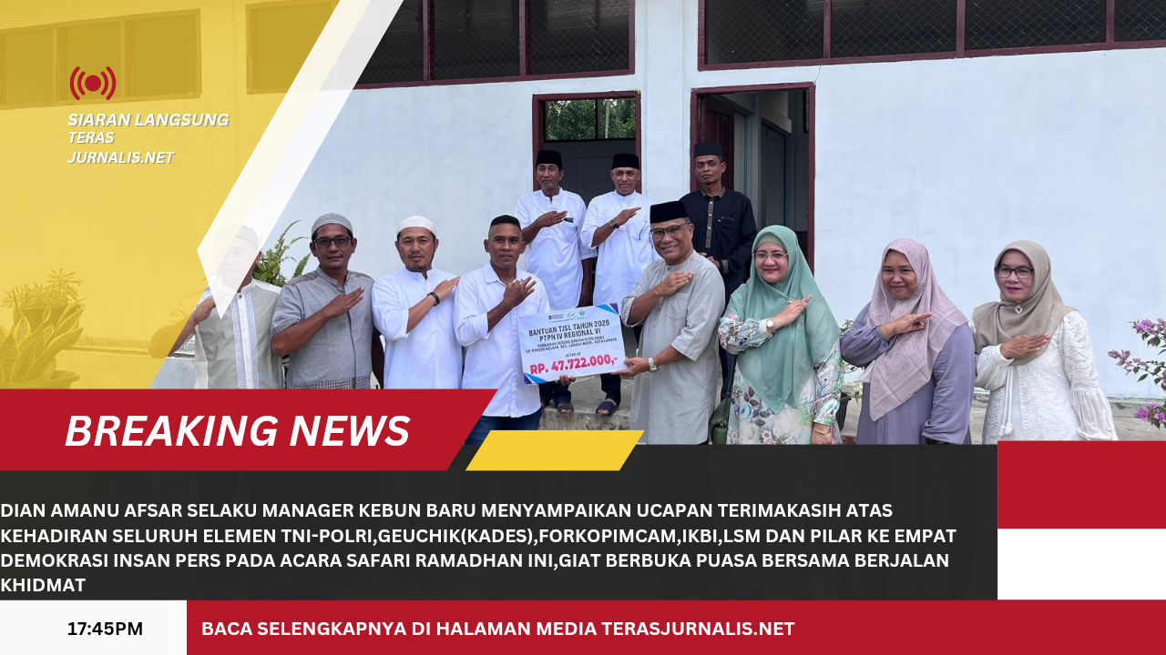 PTPN IV Regional VI Mengadakan Kegiatan Safari Ramadhan Dan Berikan Santunan Anak Yatim