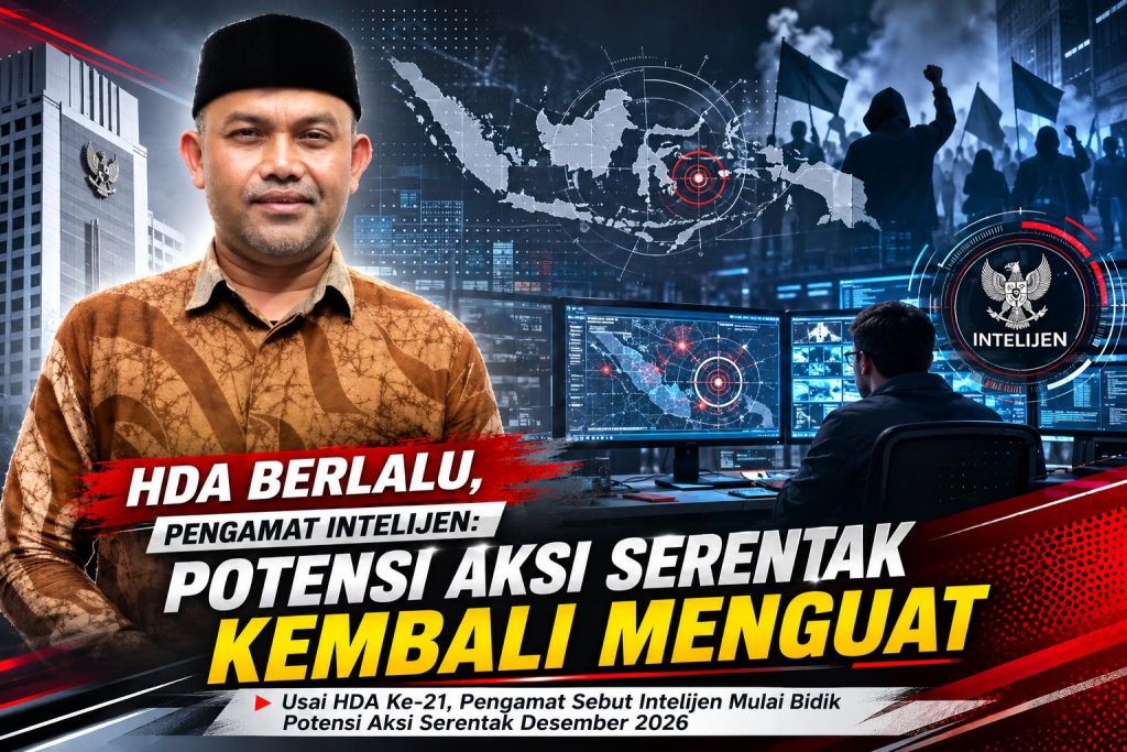 HDA Berlalu, Pengamat Intelijen: Potensi Aksi Serentak Kembali Menguat